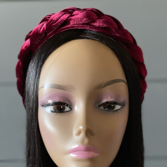 New Handmade Puffy Casual Weave comfy Purple Soft Headband Hair Accessory - Picture 9 of 12